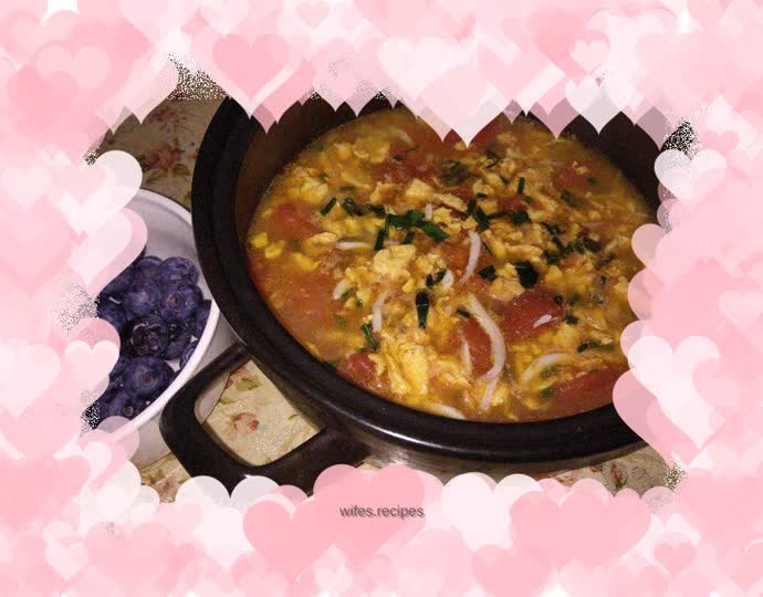 Whitebait tomato egg custard