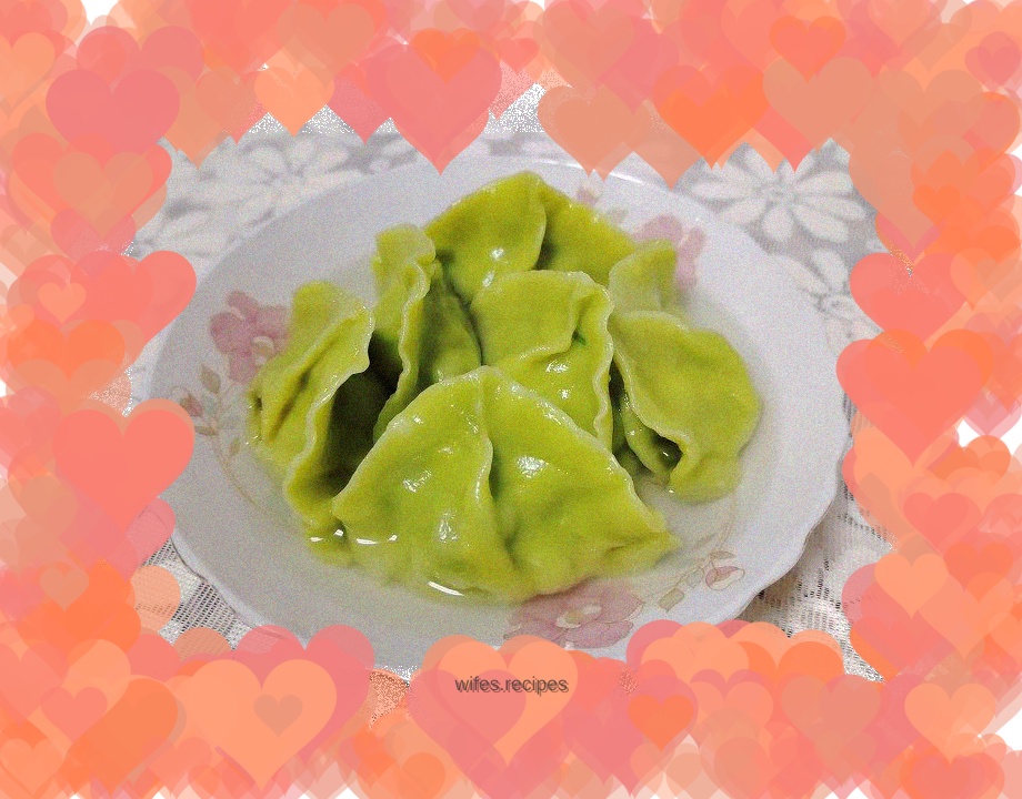 Shepherd's Purse, Winter Bamboo Shoots and Pork Dumplings