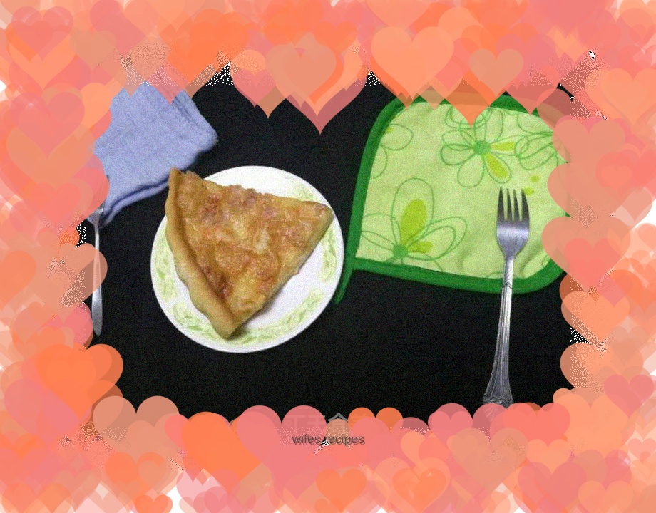 12 inches—ham and shrimp pizza