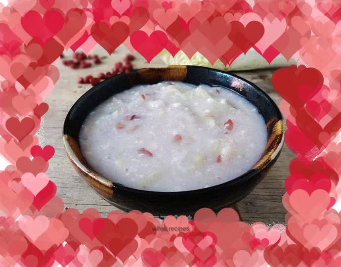 Cabbage and peanut porridge