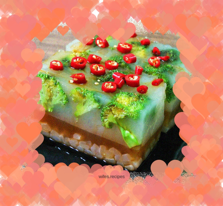 Two-color aesthetic skin jelly