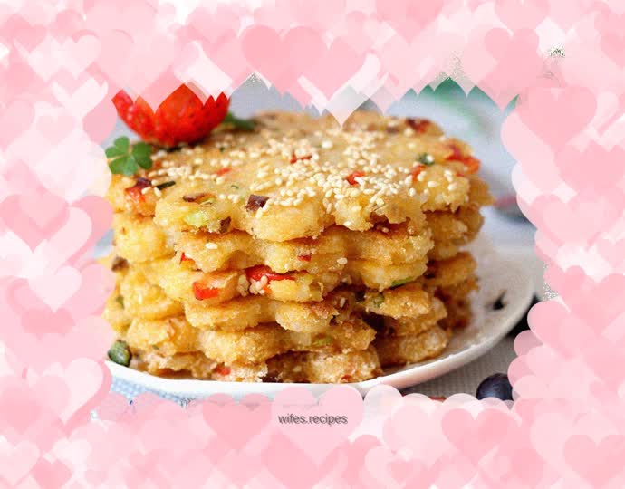 A gorgeous twist on leftover rice--fried rice cakes