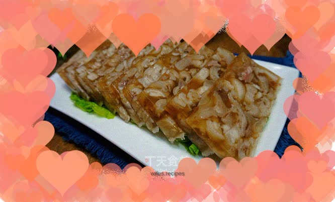 Jellied pig's trotters----High quality New Year's banquet dish