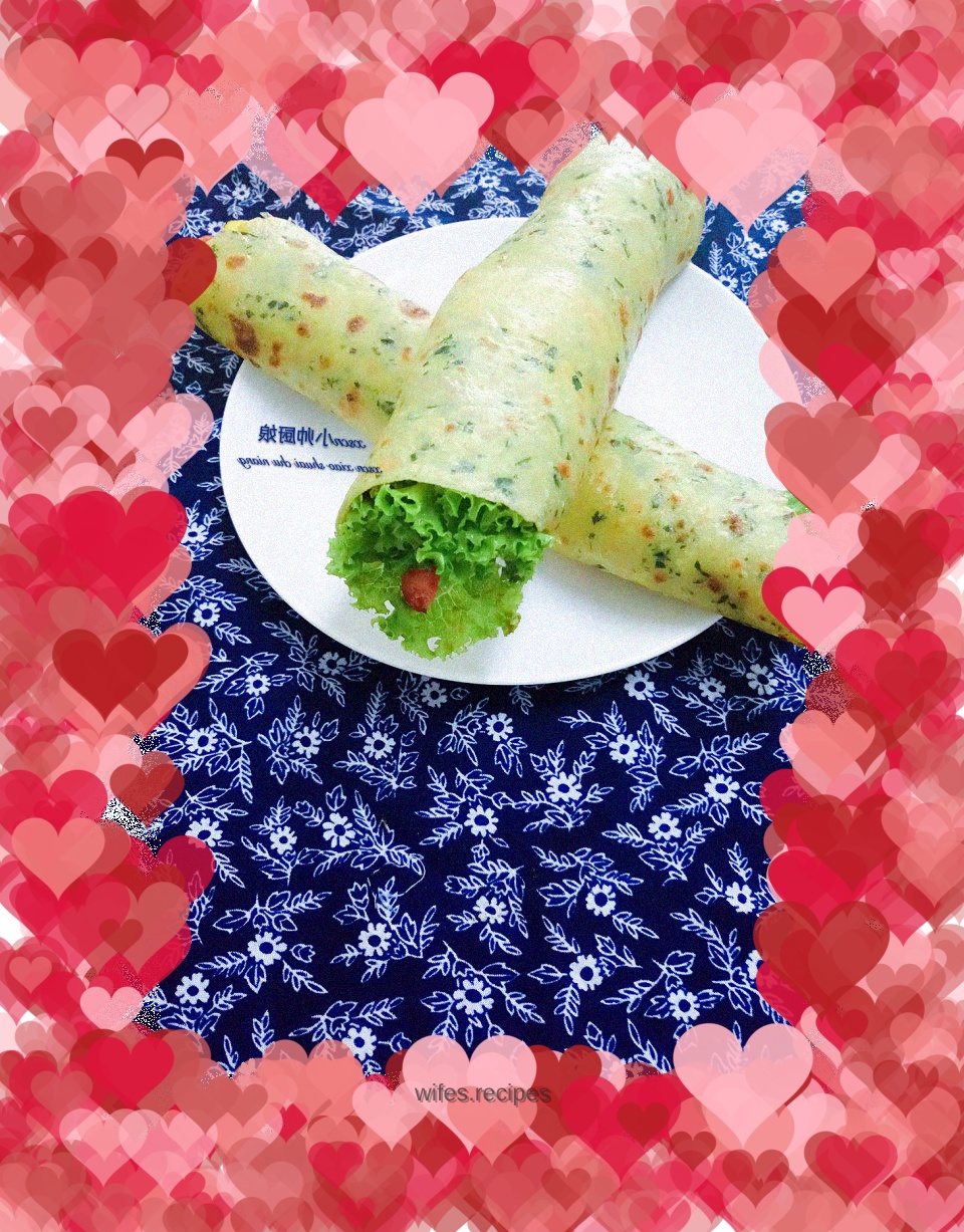 Whole grain pancake fruit