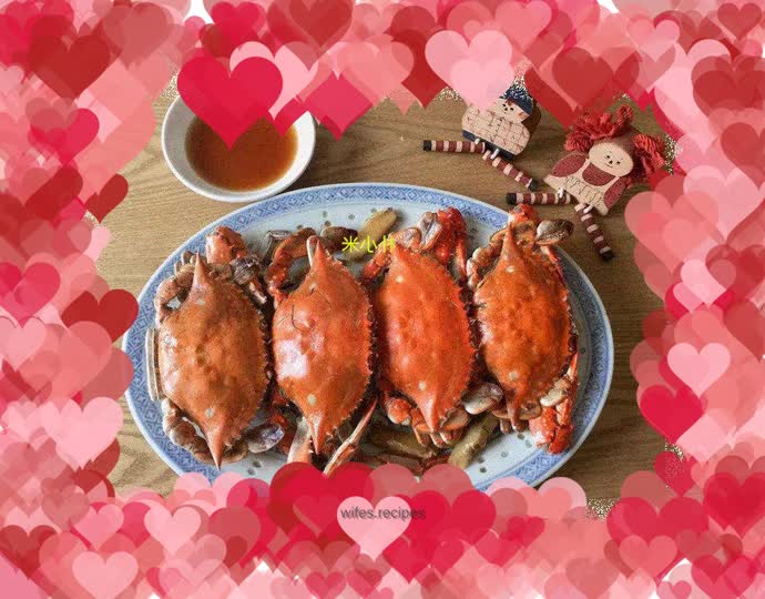 Steamed Flying Crab
