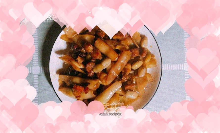 Pork Belly Stewed with Beans