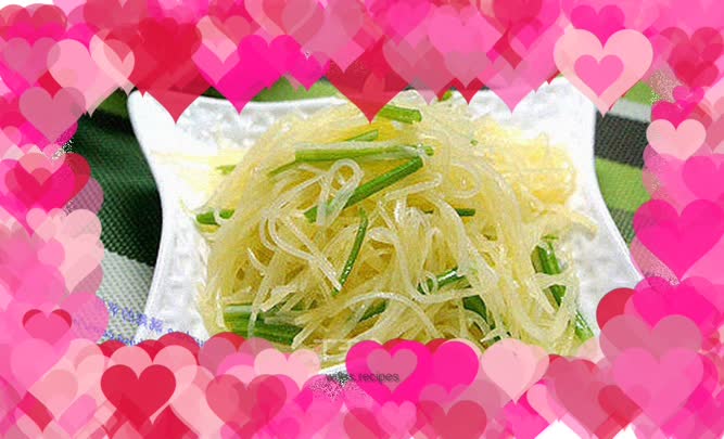 Cold Parsley Potato Shreds