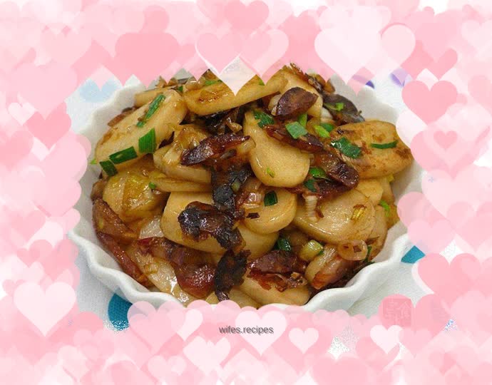 Fried rice cake with oyster sauce and preserved meat I♥rice cake 5