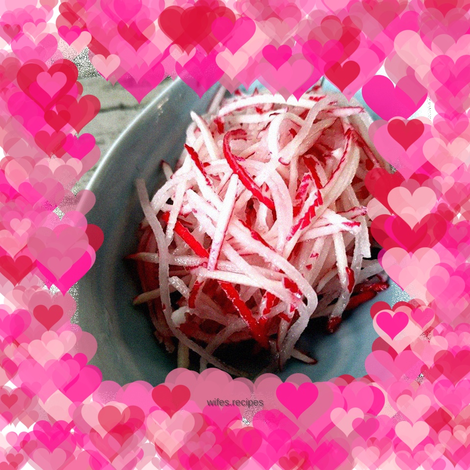 Loquat honey mixed with water radish