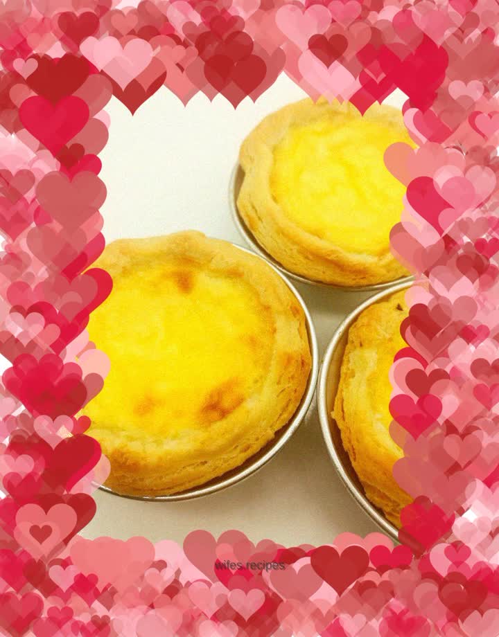 Egg tart liquid (no whipping cream version)