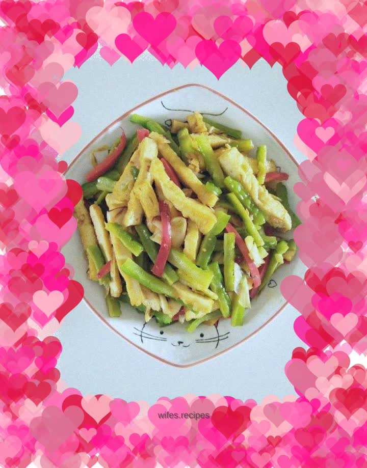 Stir-fried bitter melon with dried tofu