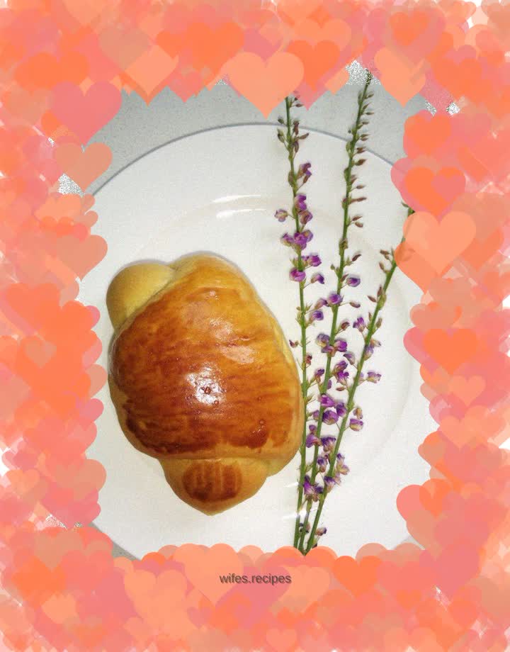 Pumpkin cheese cheese rolls (milk croissant)