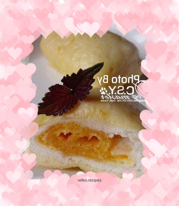 【Simulated Pancake】Pumpkin Steamed Buns