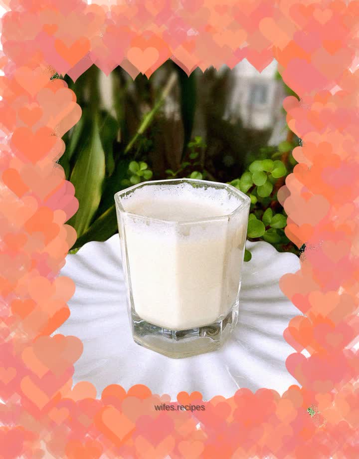 Peanut soy milk