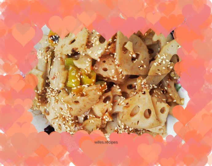 Sweet and sour lotus root