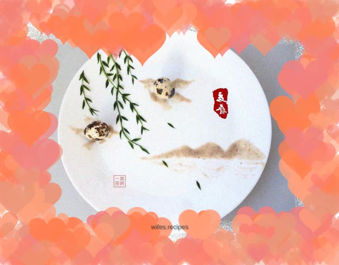 24 Solar Terms Dinner Plate Painting - Beginning of Spring