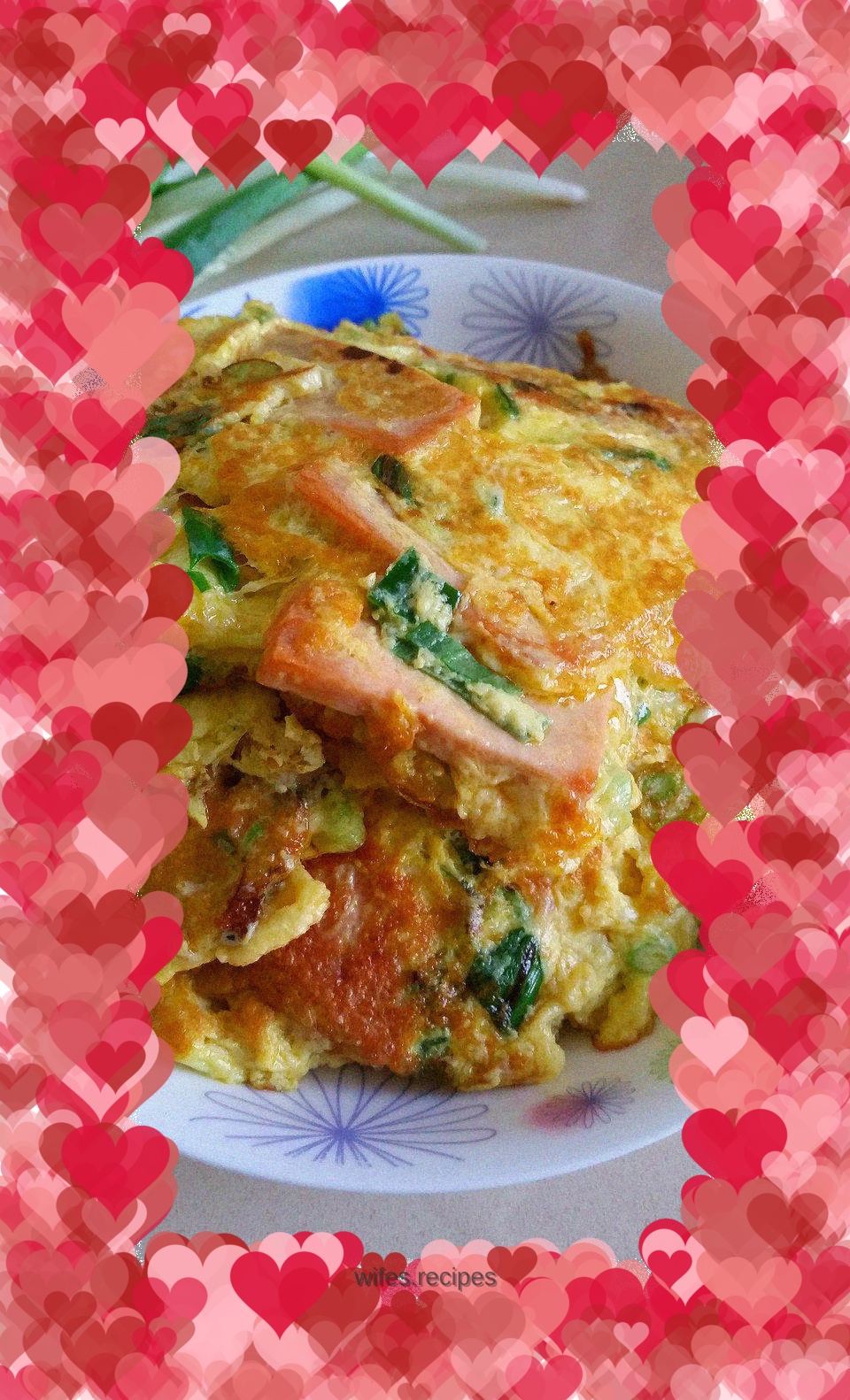 Salted tofu omelette