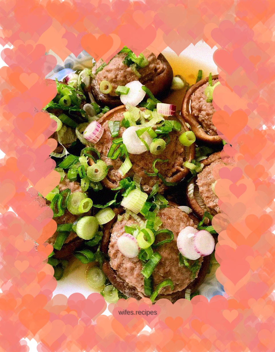 Beef stuffed with mushrooms