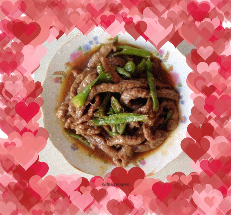 Beef fillet with hot pepper