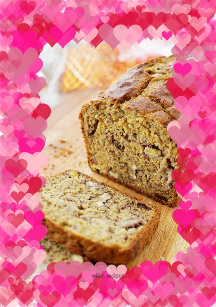 Raisin Walnut Banana Whole Wheat Bread