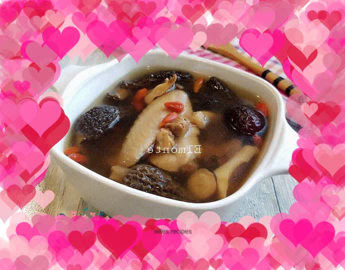 American Ginseng and Morel Chicken Soup