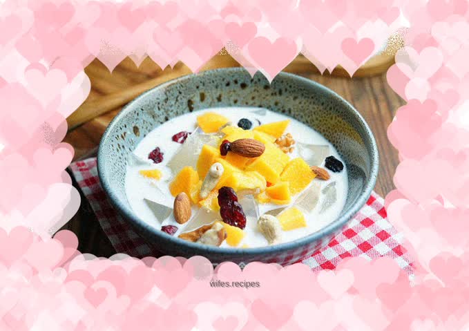 Milk Mango Crystal Jelly