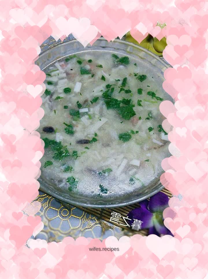 Mushroom and tofu soup