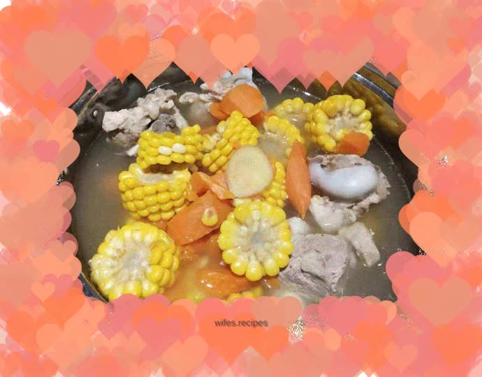 Carrot, Corn and Bone Soup