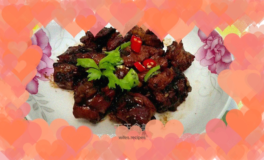 Simple version of sweet and sour short ribs