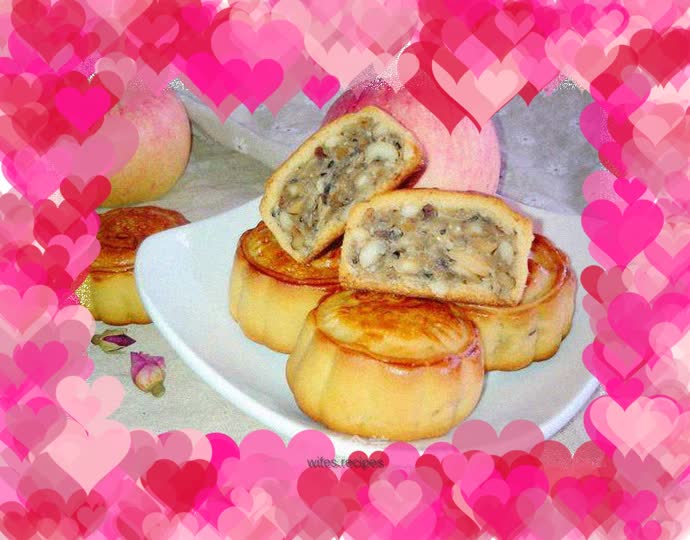 The first time I made mooncakes - five-nut mooncakes