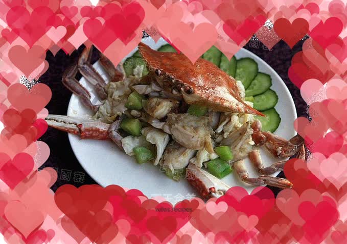 Cucumber and Hibiscus Crab