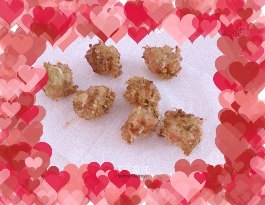 Vegetarian radish meatballs