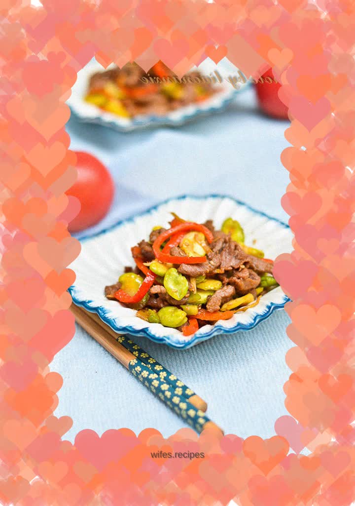 Broad bean shredded pork