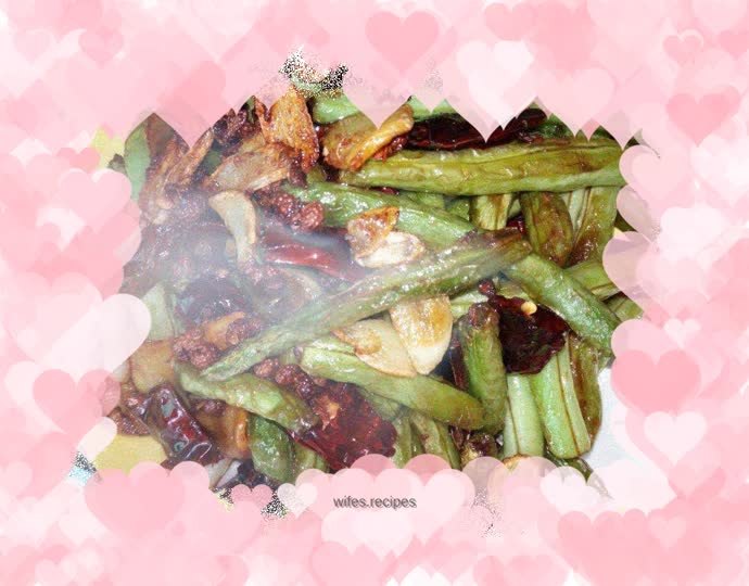 Stir-fried green beans