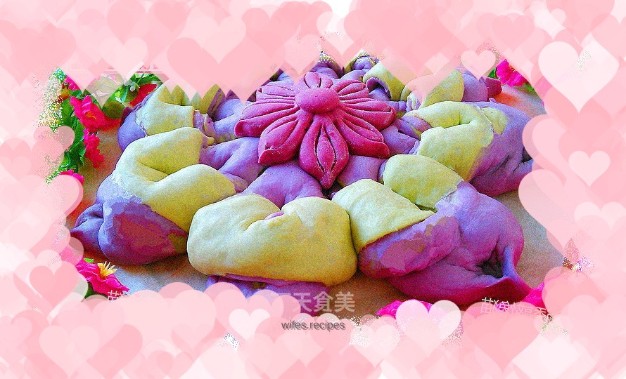 Bauhinia vegetable juice flower roll