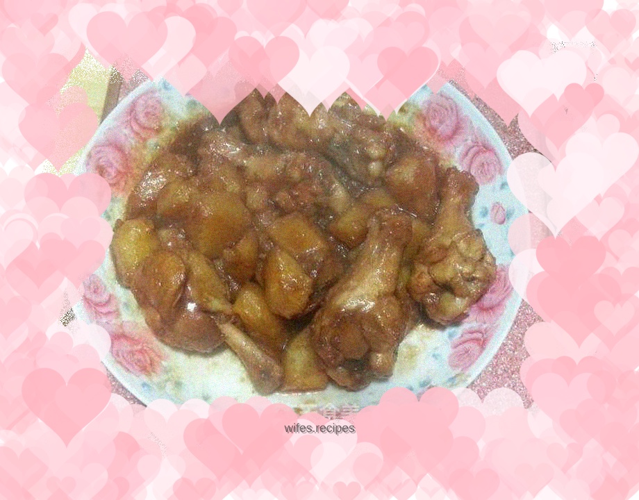 Stewed Chicken Wings with Potatoes