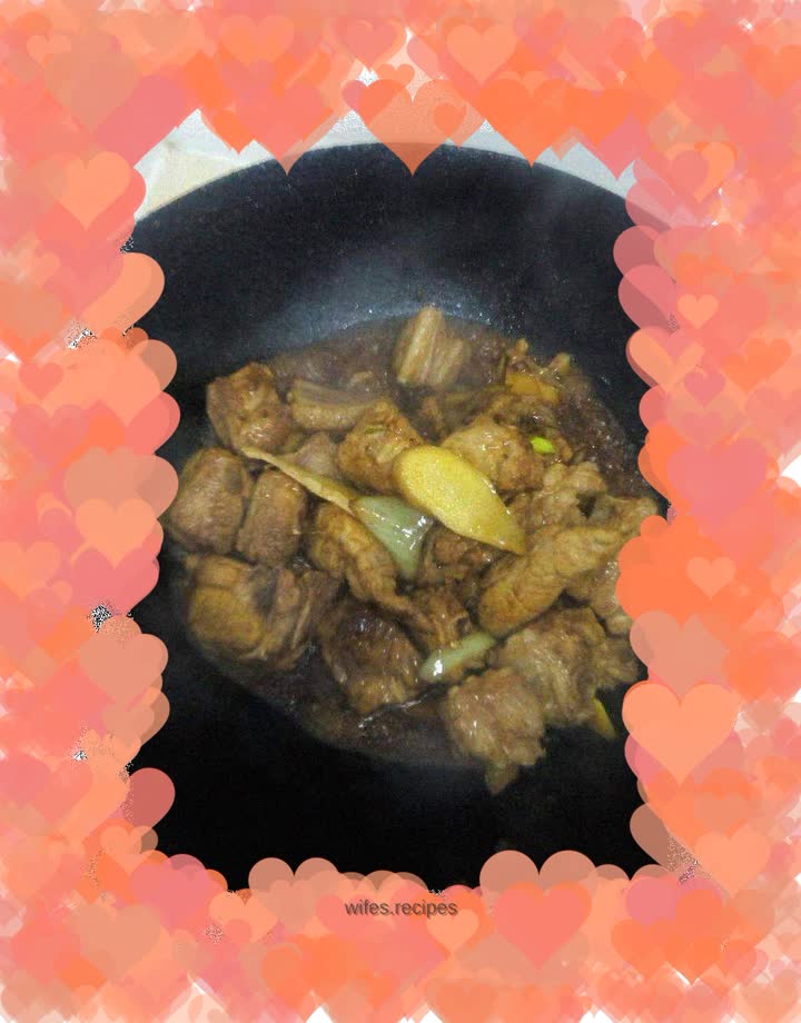 Pork Ribs Stewed with Dried Tofu