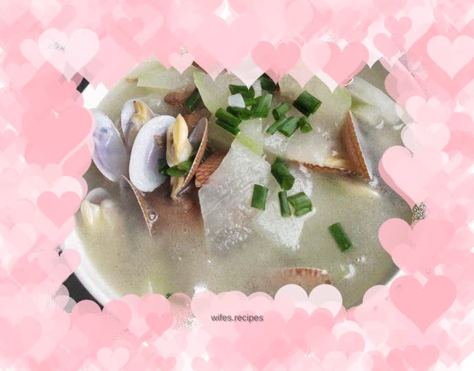 Clam and winter melon soup