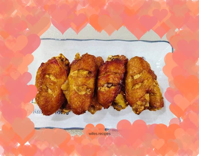 Grilled chicken wings