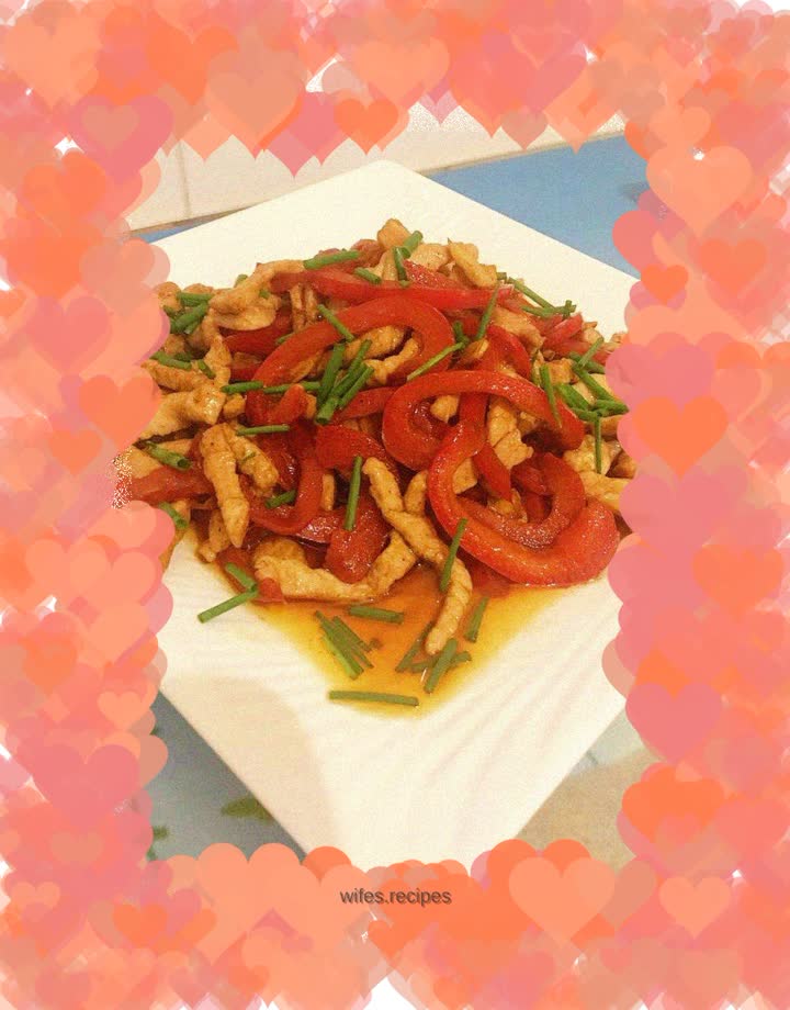 Shredded Pork with Bell Pepper