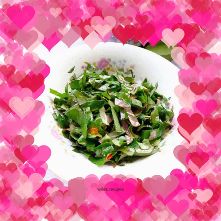 Houttuynia cordata leaves