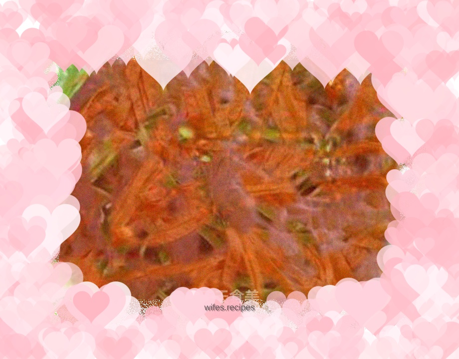 Three shredded garlic