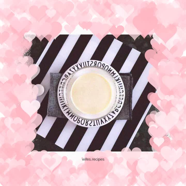 Summer delicacy - milky egg pudding