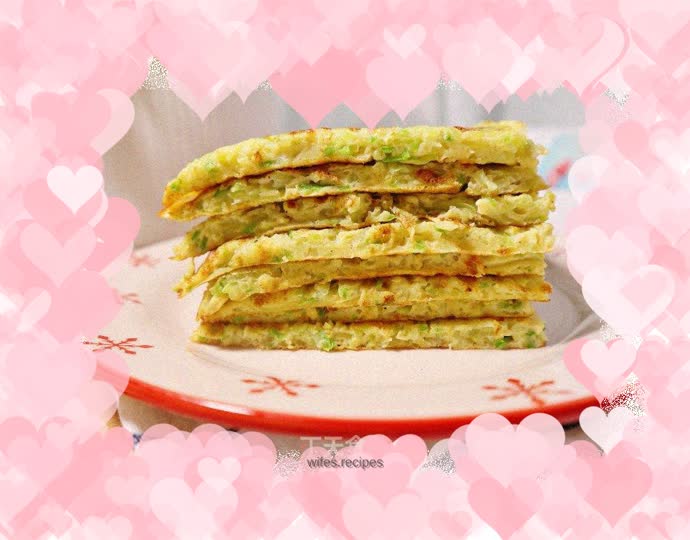 Zucchini thick egg pancake❗️Quick breakfast, the finished product is soft and salty and you can’t get enough