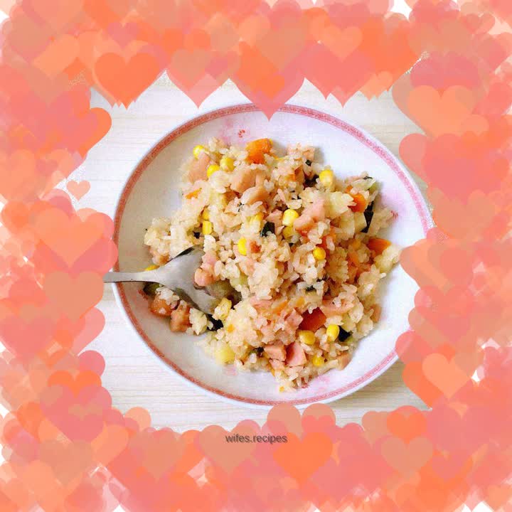 Delicious braised rice