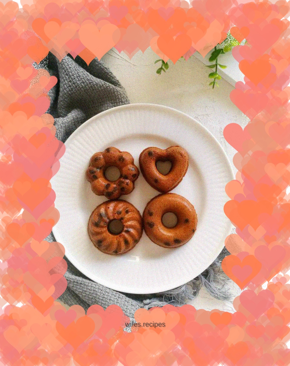 Chocolate Bean Donut Cake