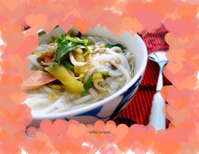 Pickled cabbage rice noodles