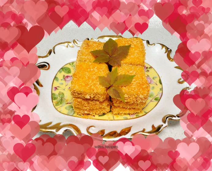 Bread crumb fried tofu