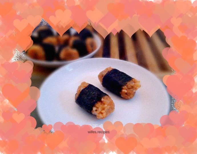 Shrimp and potato rice balls