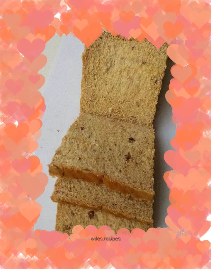 Brown sugar and red date toast